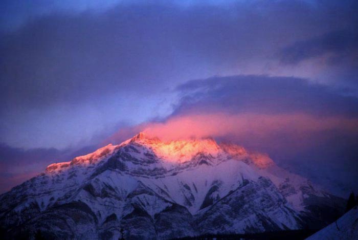 Cascade Mountain, Morning Alpinglow