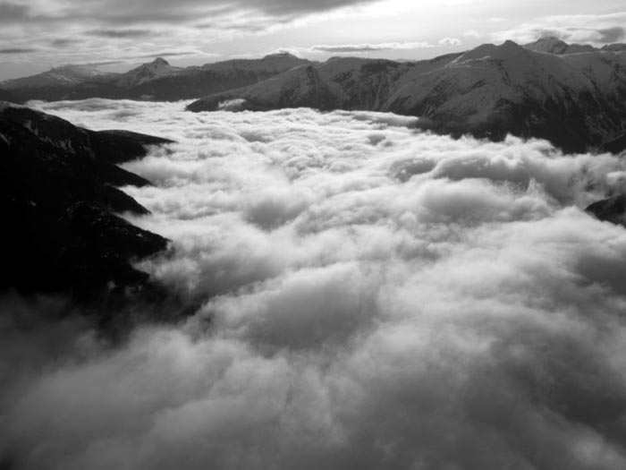 Valley Cloud in Dean Drainage, Bella Coola, B.C.