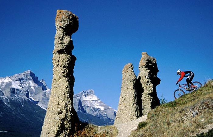 Mountain Biking, Canmore Hoodoos - Darren Freeman